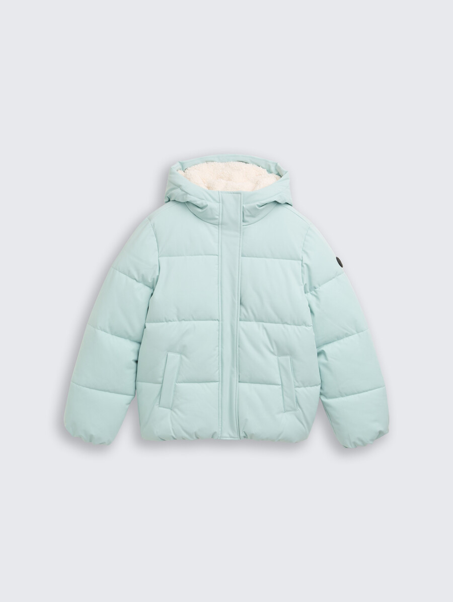 chaqueta acolchada con capucha