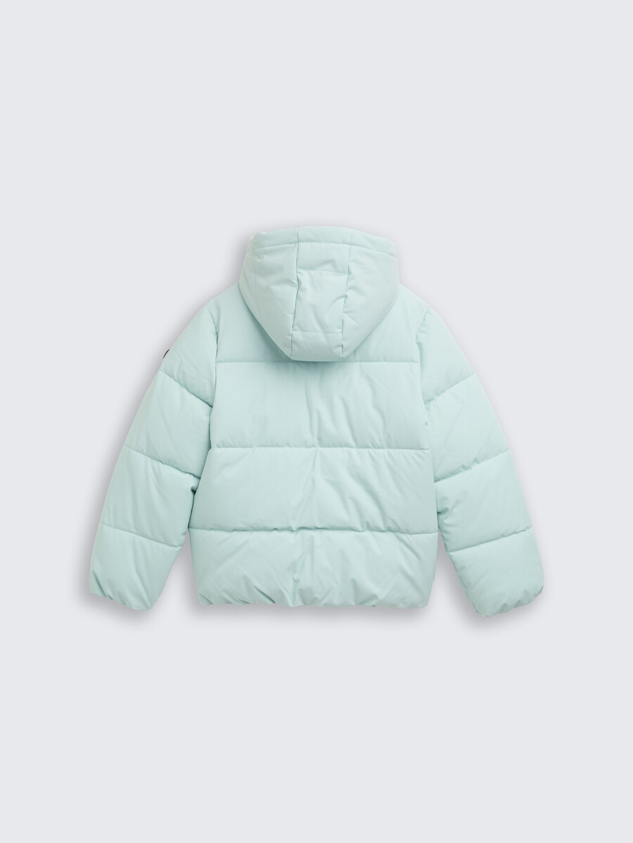 chaqueta acolchada con capucha