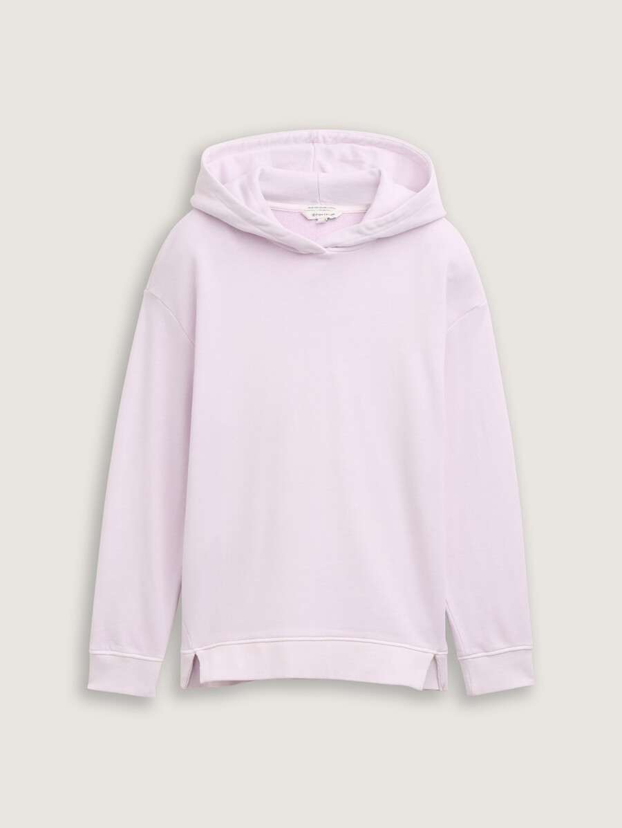 sudadera con capucha de gran tamaño con estampado en la espalda