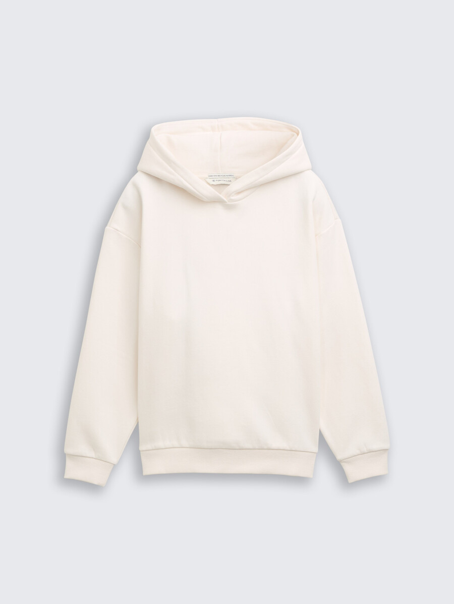 sudadera con capucha de gran tamaño con estampado en la espalda