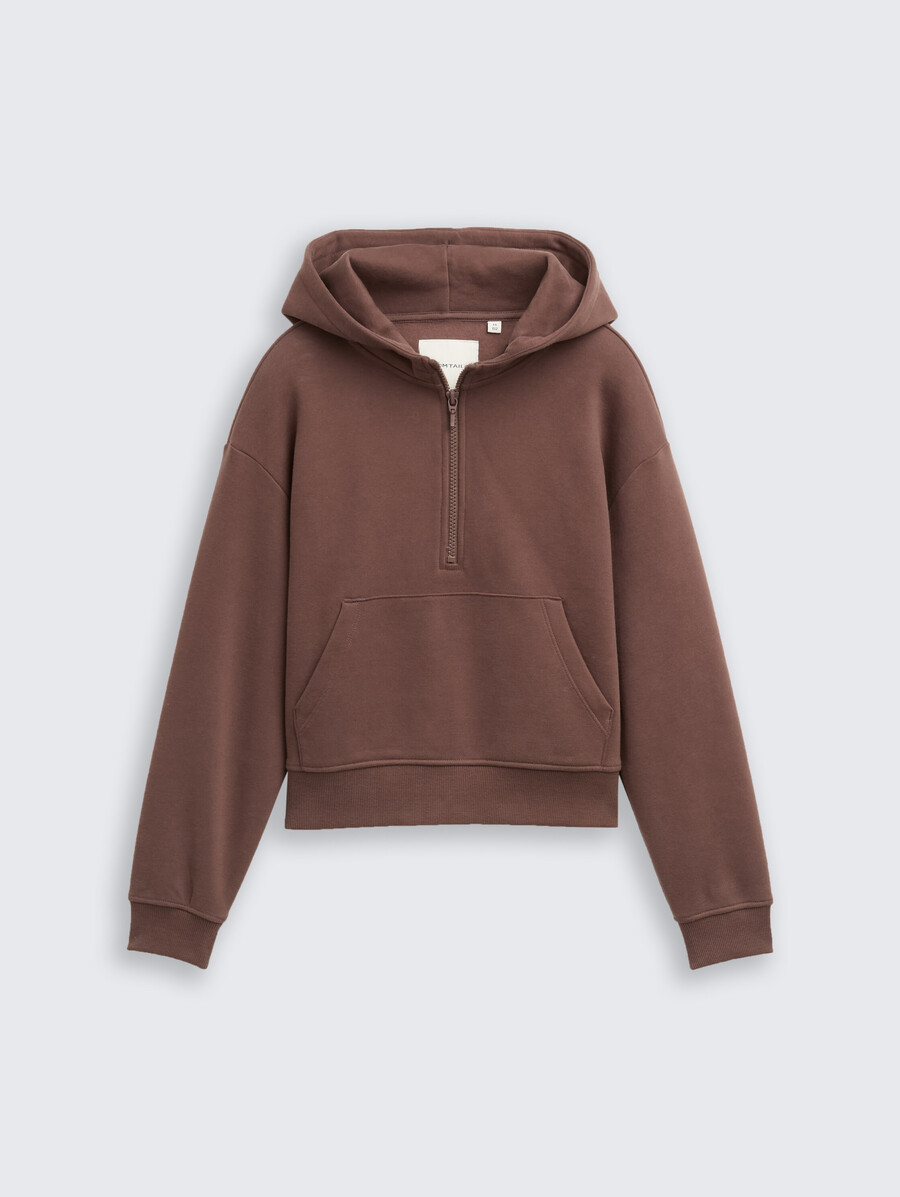 sudadera con capucha y cremallera