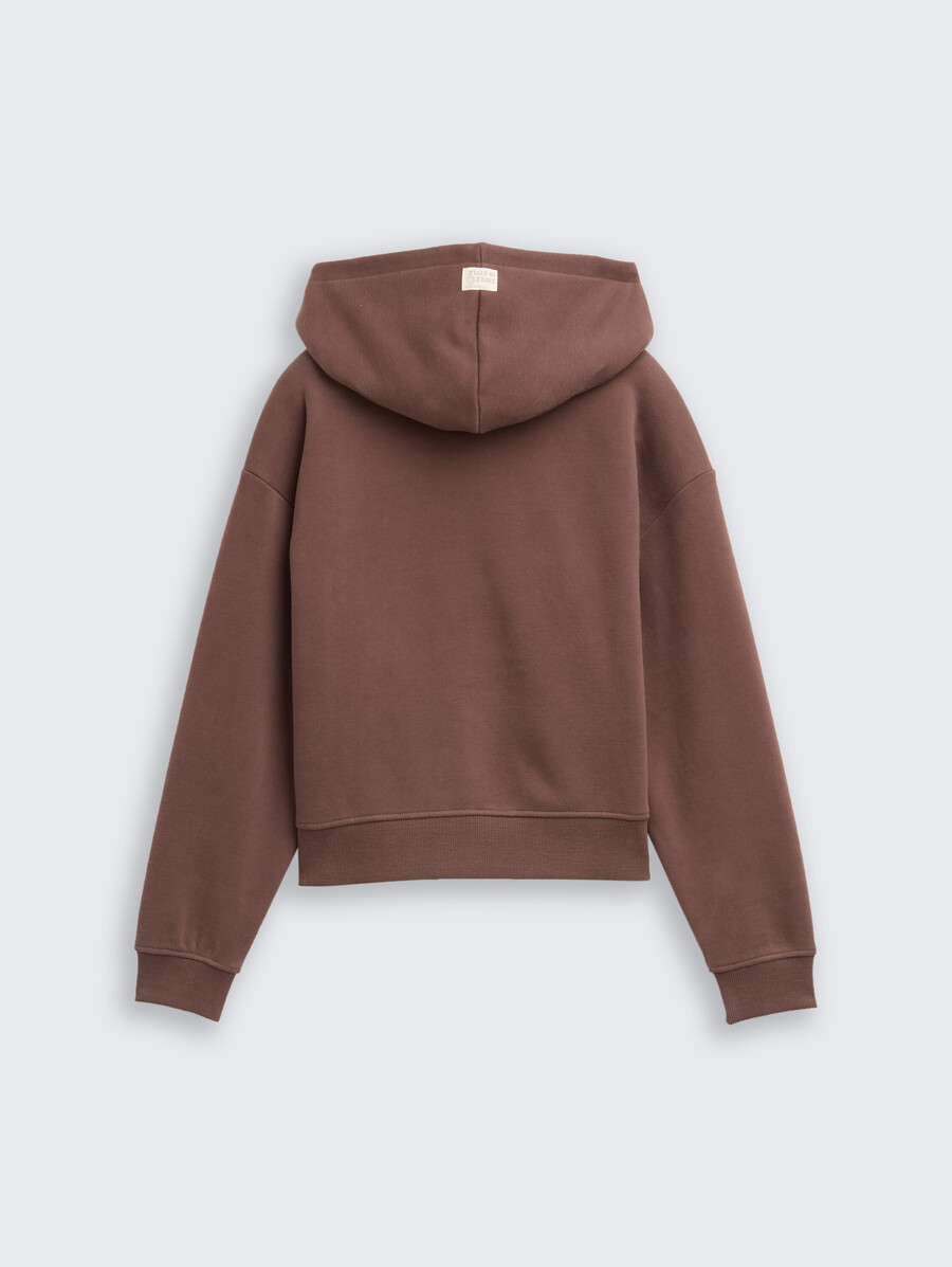 sudadera con capucha y cremallera