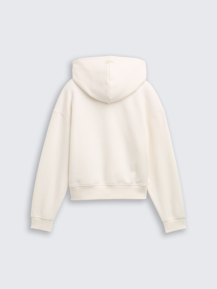 sudadera con capucha y cremallera
