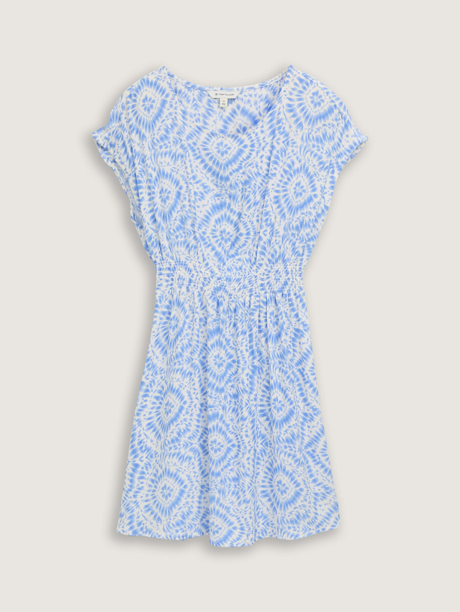 vestido con estampado batik