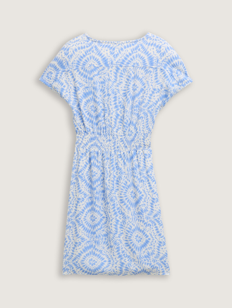 vestido con estampado batik