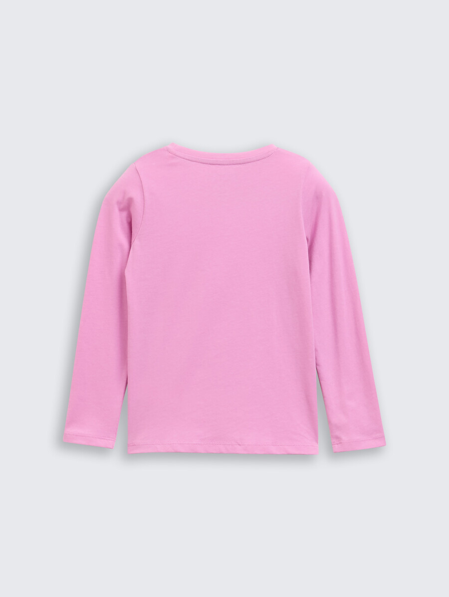 camisa de manga larga con lentejuelas reversibles