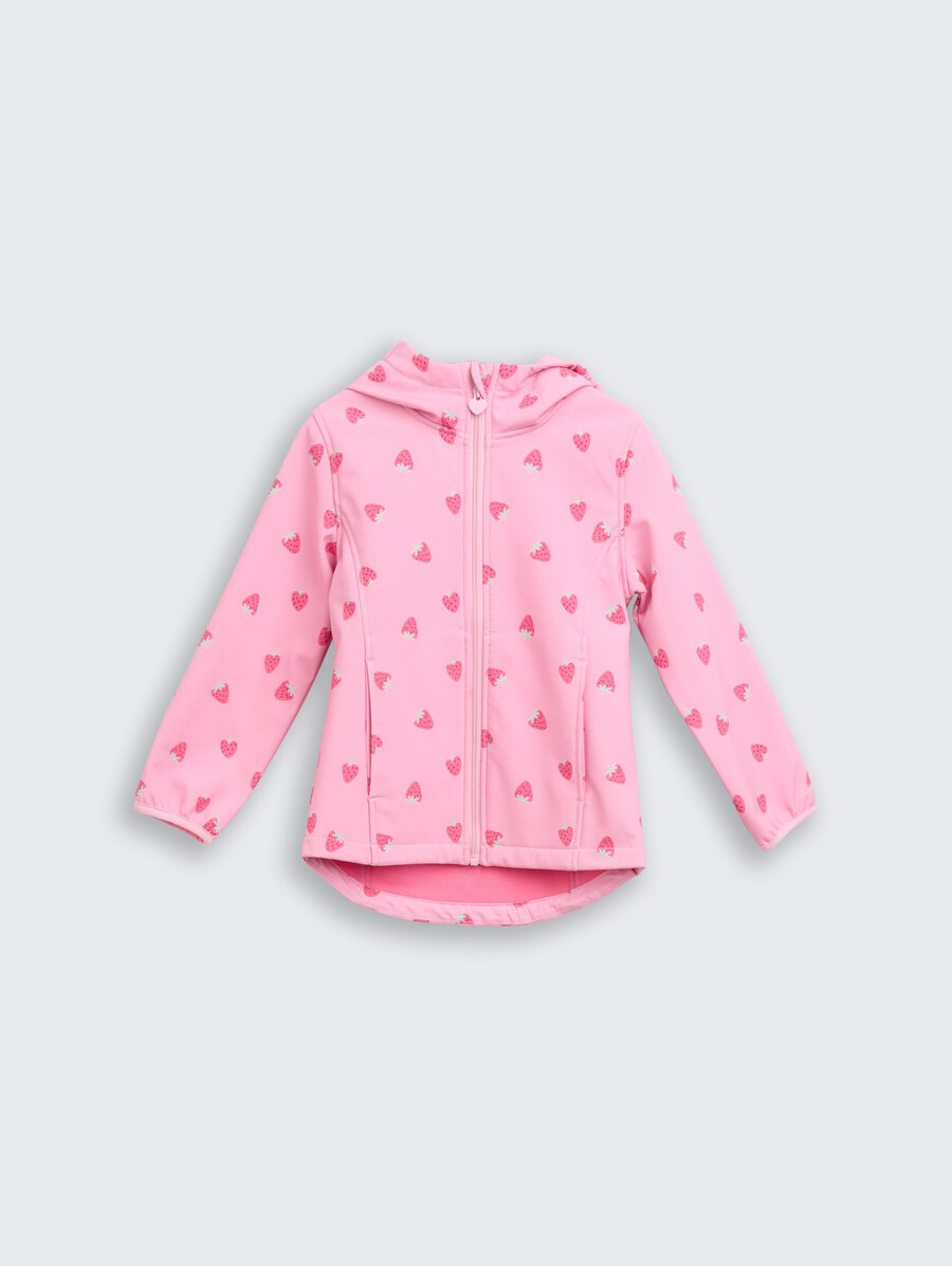 chaqueta softshell con estampado integral