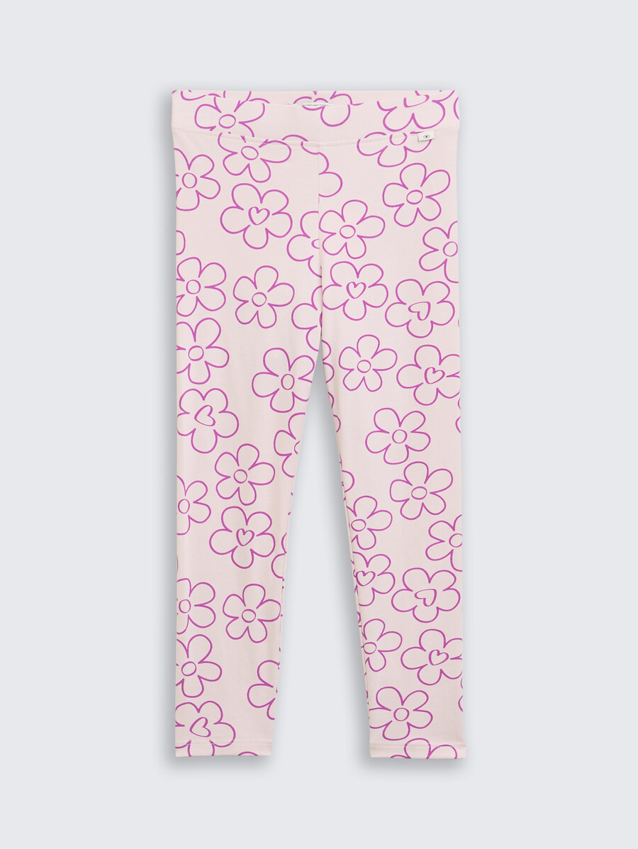 leggings con estampado floral
