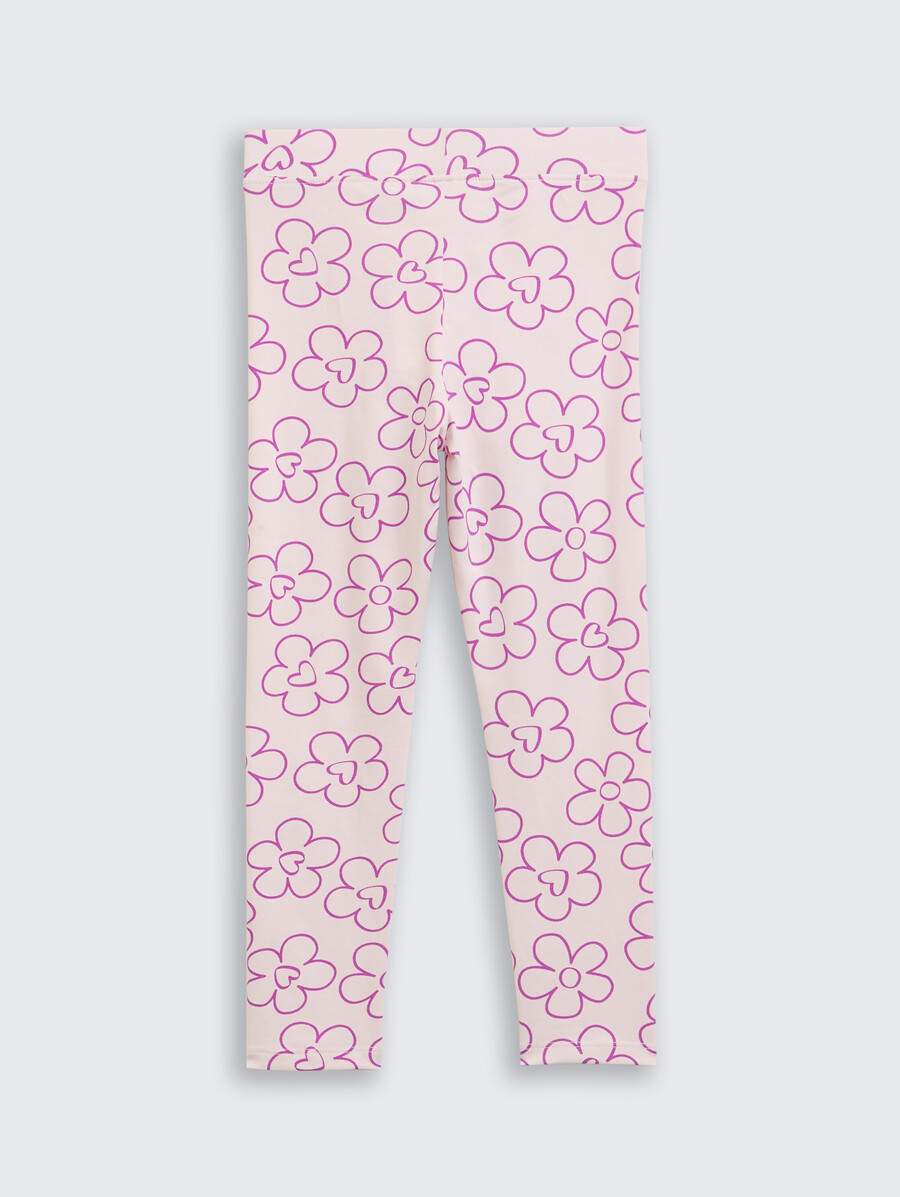 leggings con estampado floral