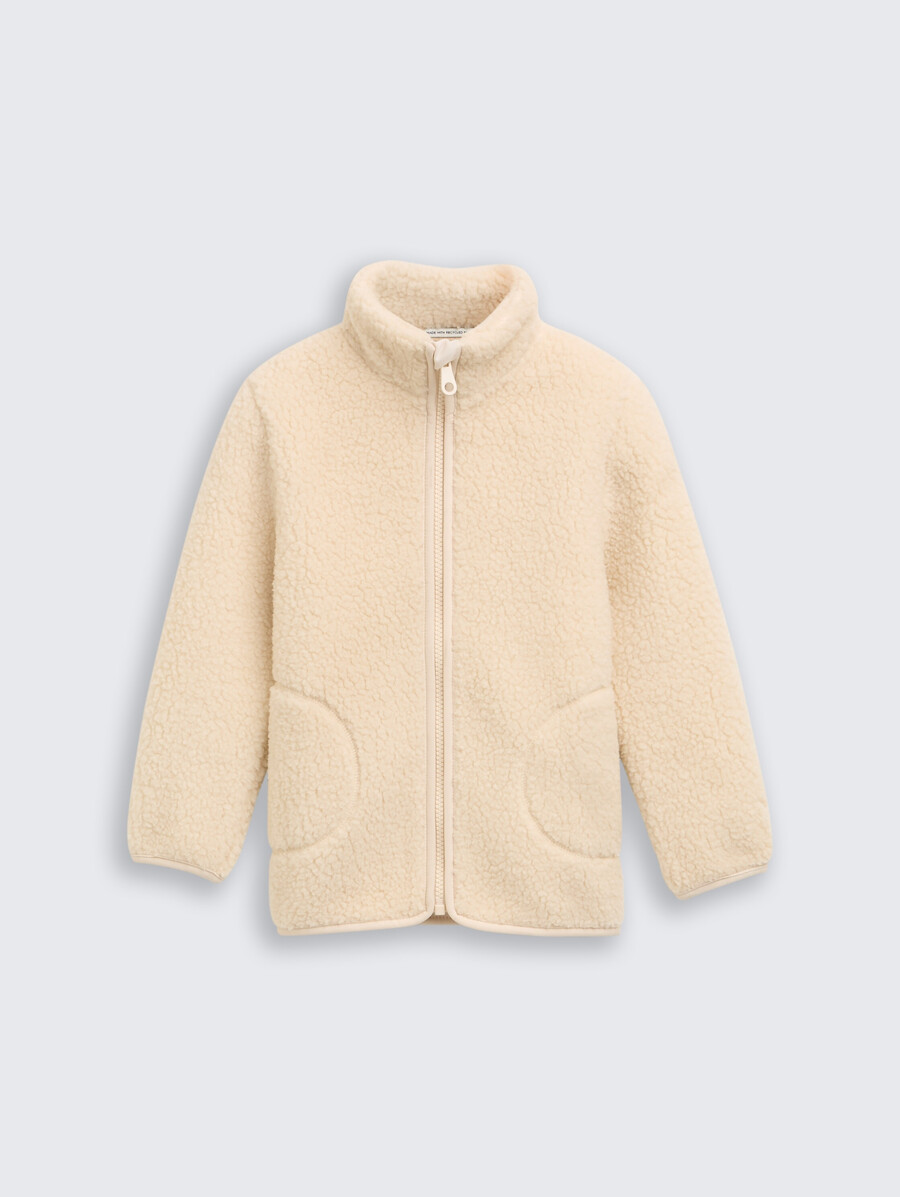 chaqueta sudadera de peluche con forro polar