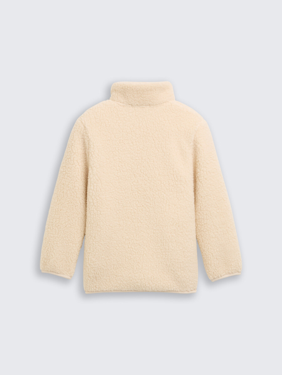 chaqueta sudadera de peluche con forro polar