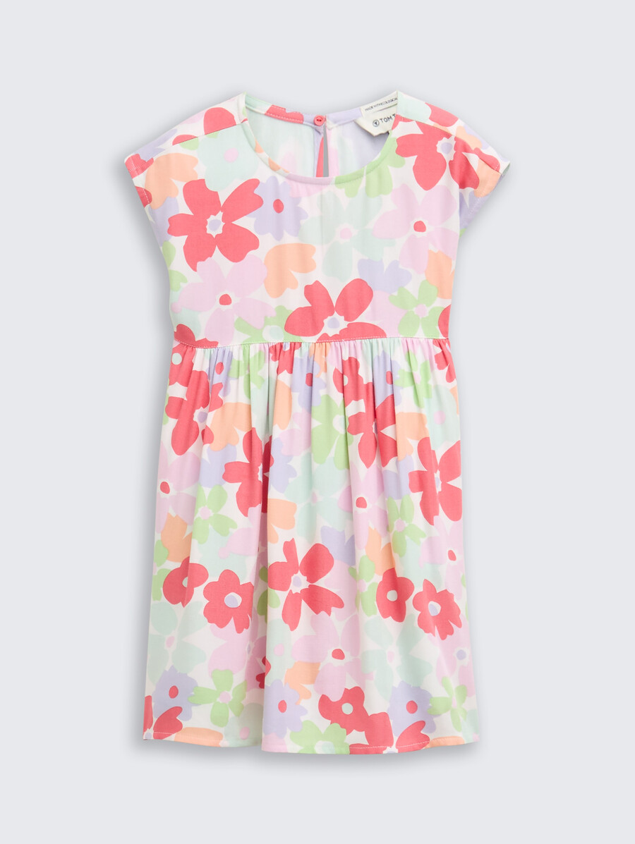 minivestido con bolsillos abiertos