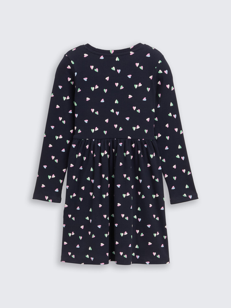 mini vestido con estampado integral