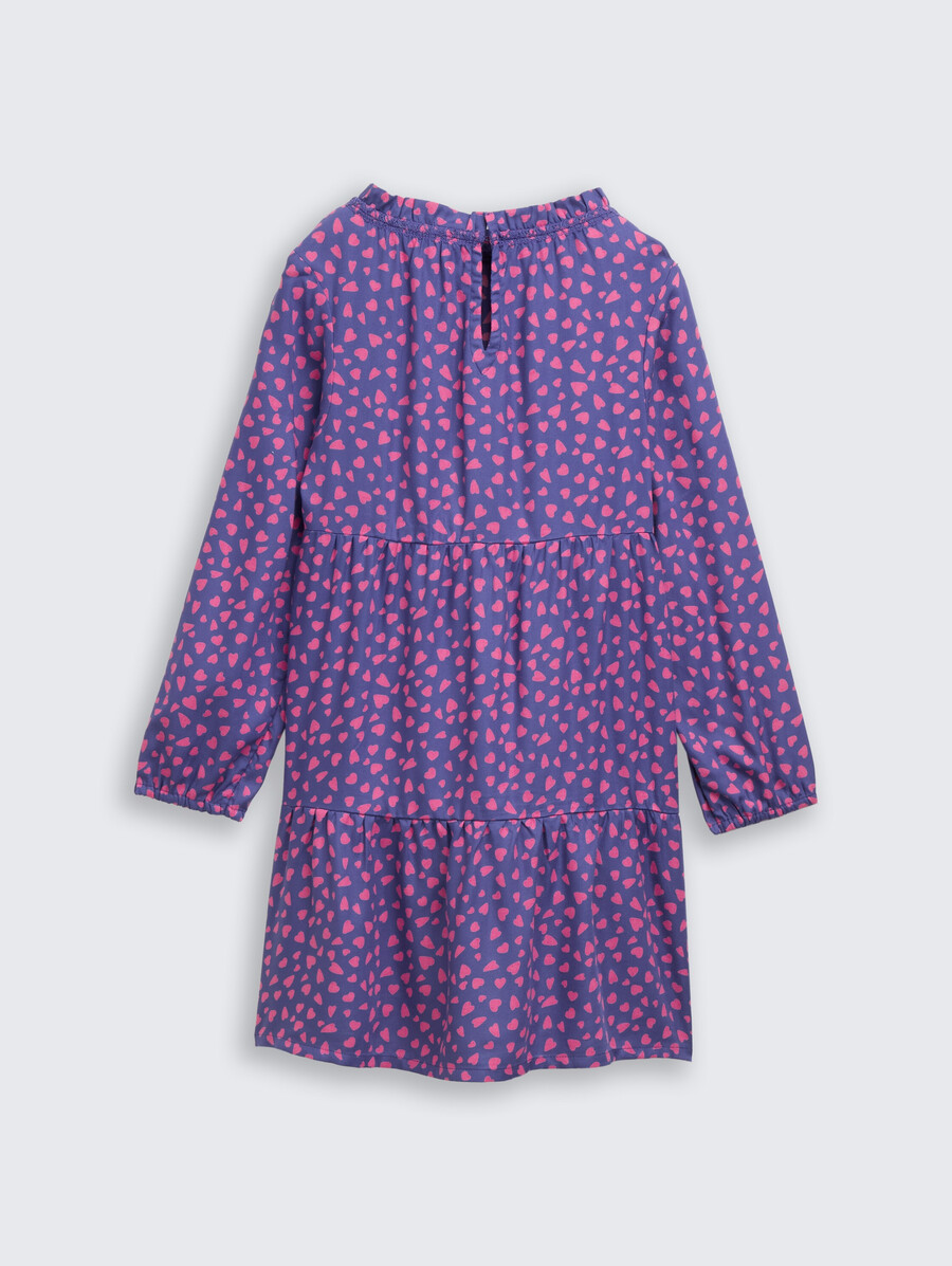 mini vestido con estampado integral