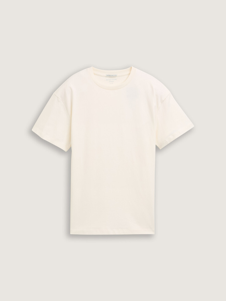 camiseta oversize con estampado en la espalda
