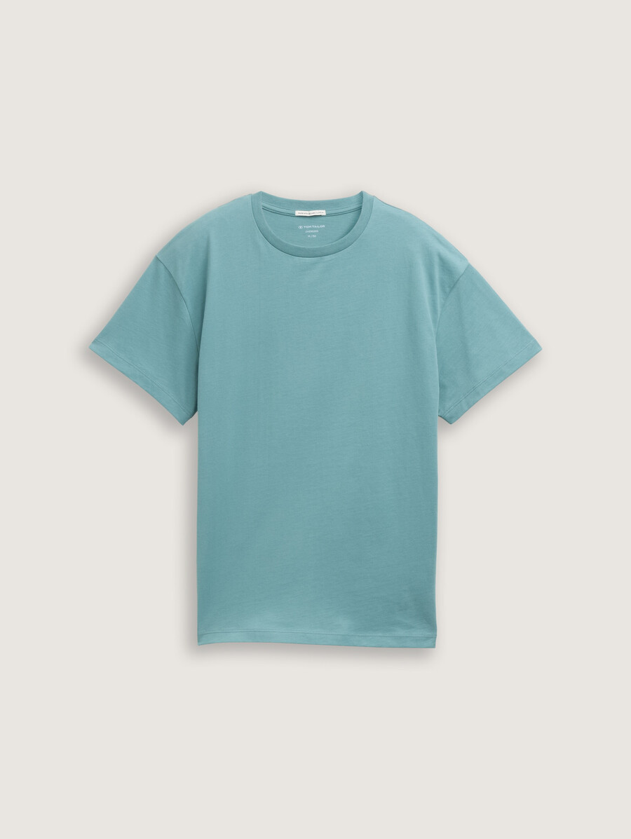 camiseta oversize con estampado en la espalda