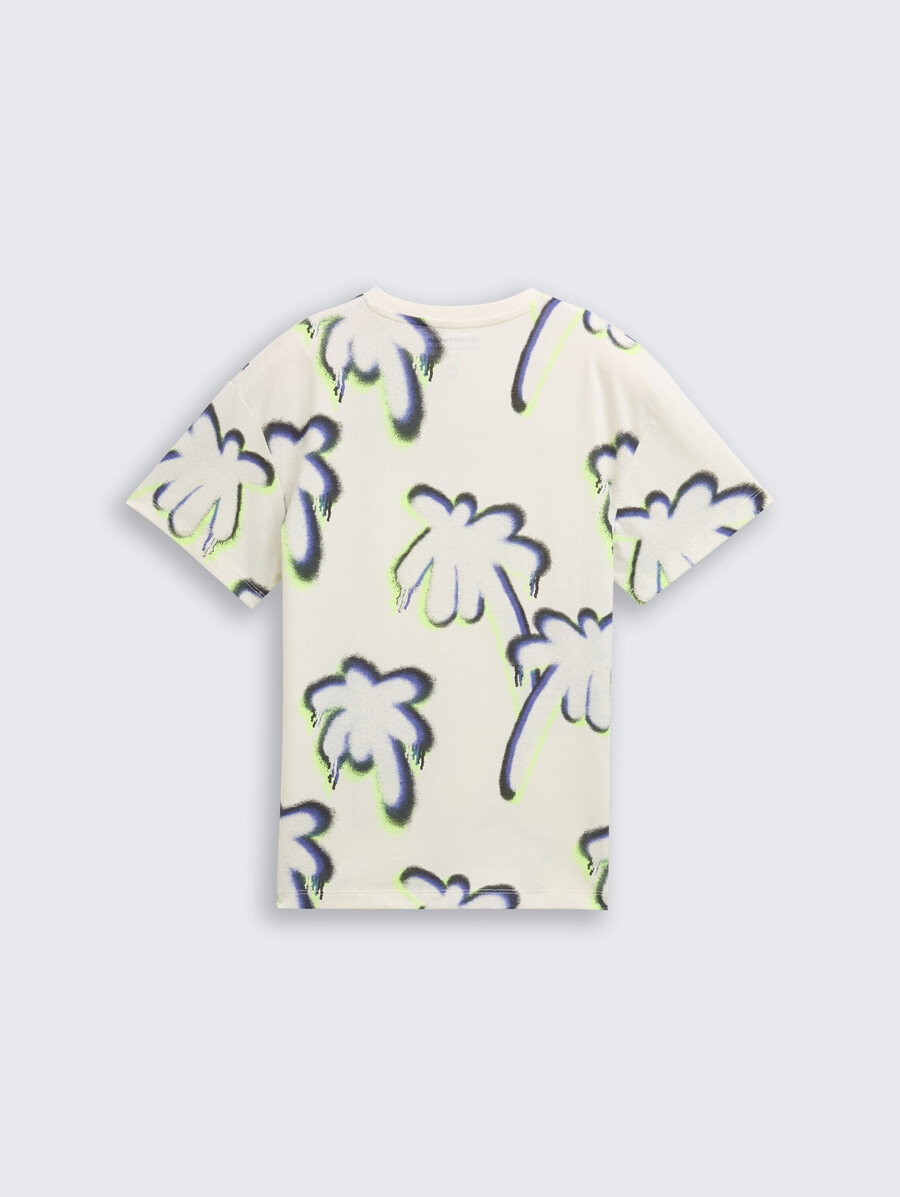 camiseta oversize con estampado
