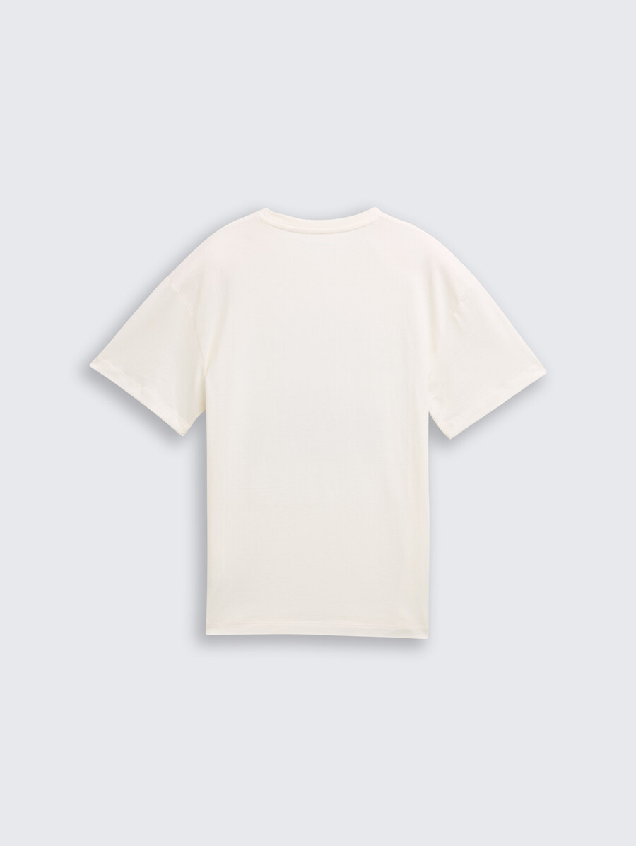 camiseta oversize con estampado