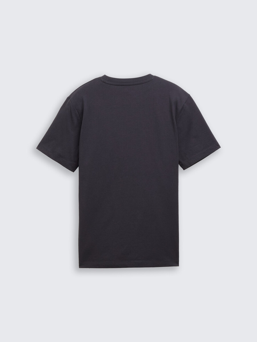 camiseta con estampado de texto