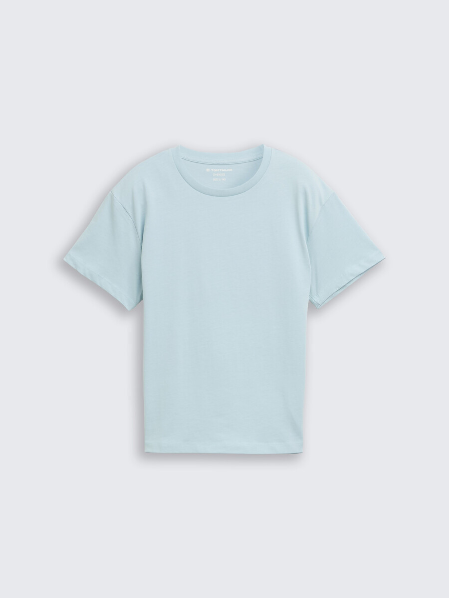 camiseta oversize con estampado en la espalda