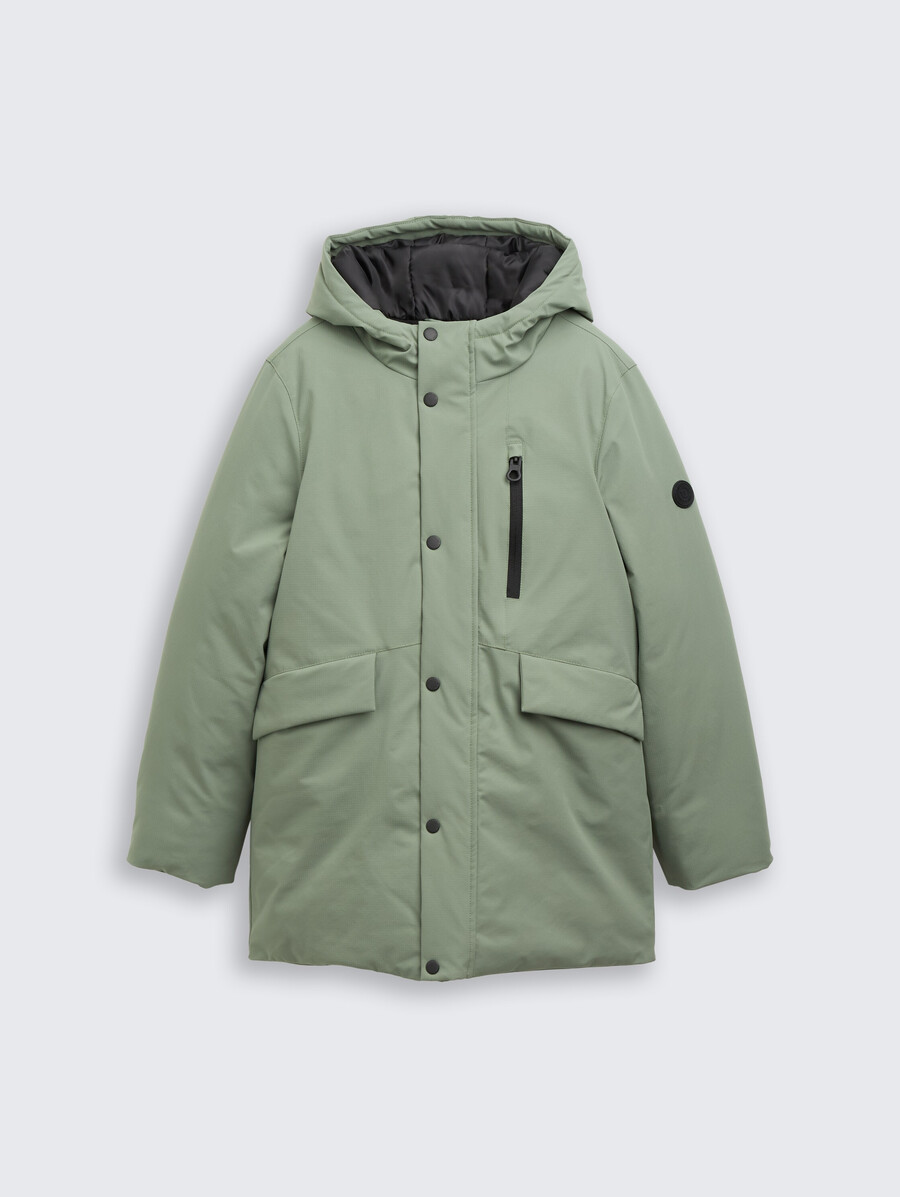 parka ártica con capucha