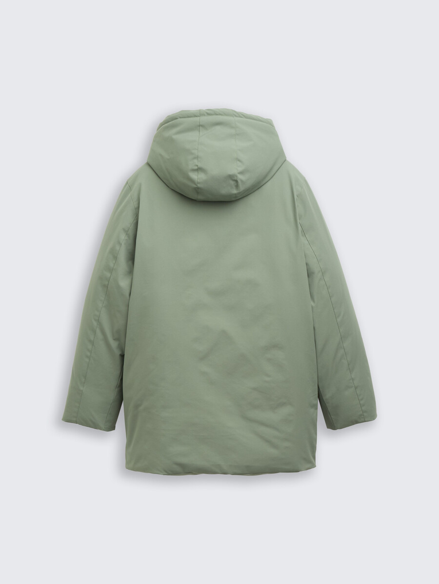 parka ártica con capucha