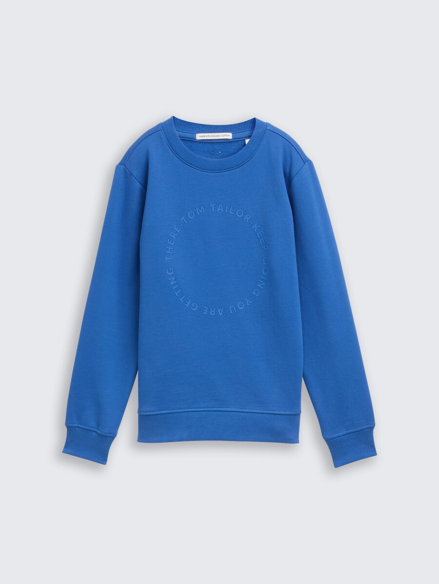 sudadera con estampado de motivos