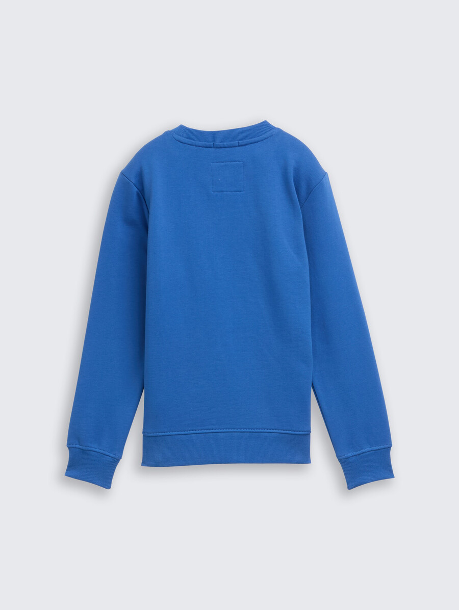 sudadera con estampado de motivos