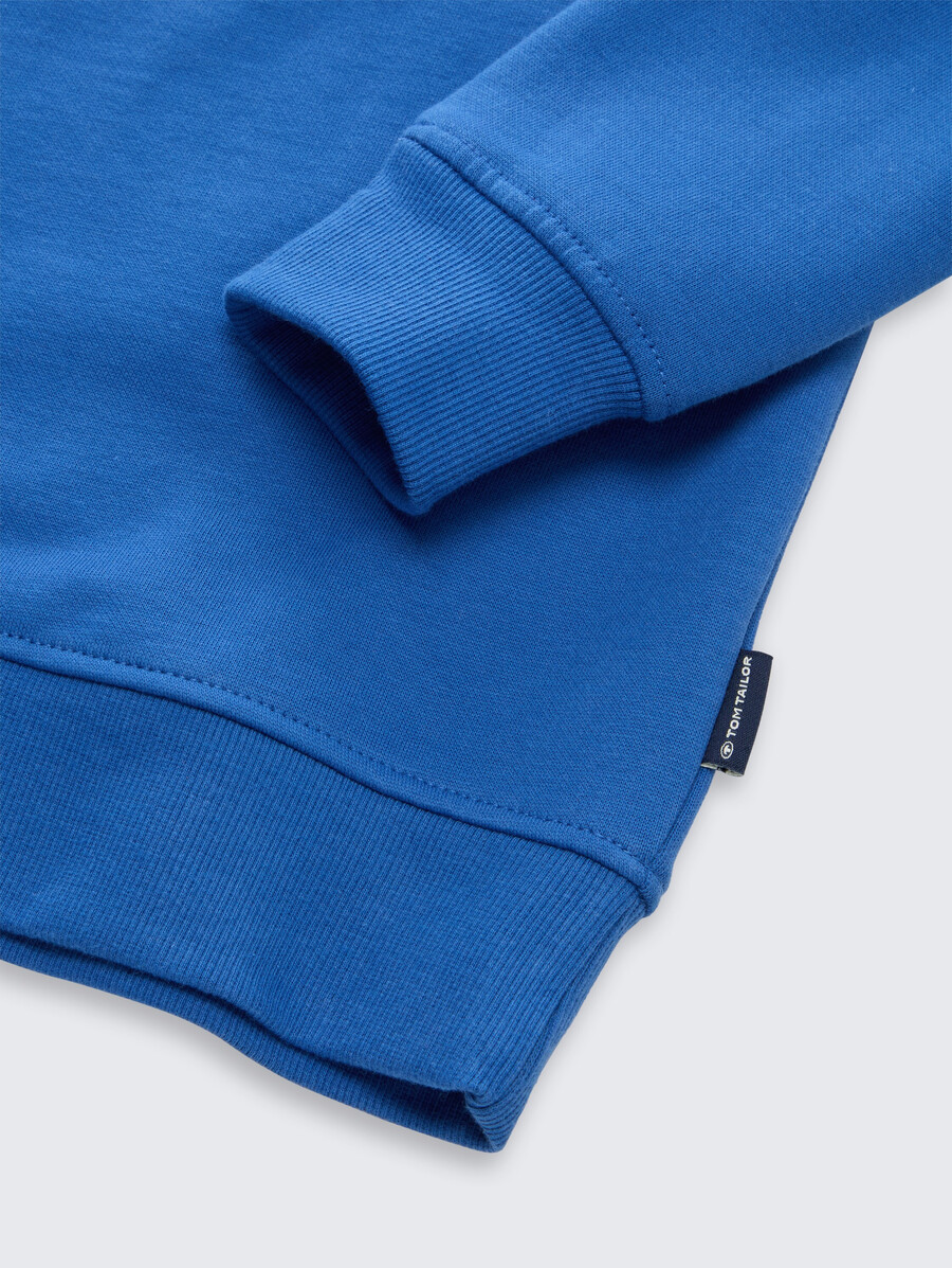 sudadera con estampado de motivos