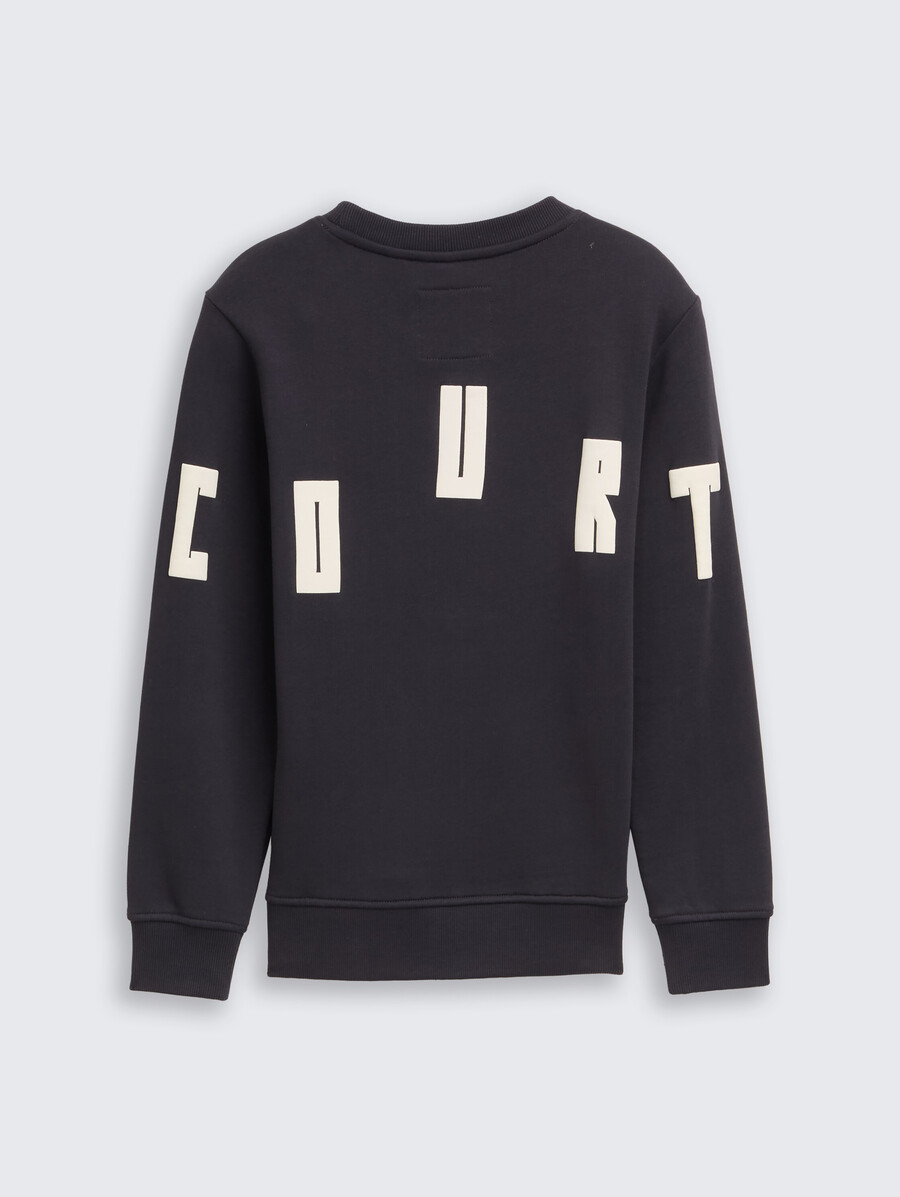 sudadera con estampado de motivos