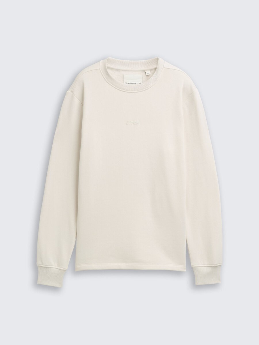 sudadera con estampado de motivos