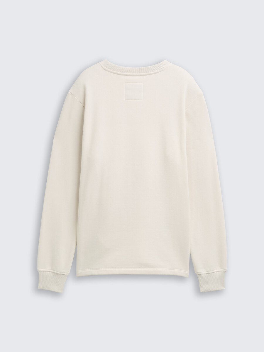 sudadera con estampado de motivos