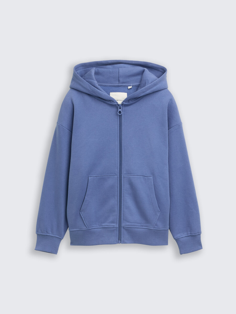 chaqueta sudadera con capucha de gran tamaño con estampado en la espalda