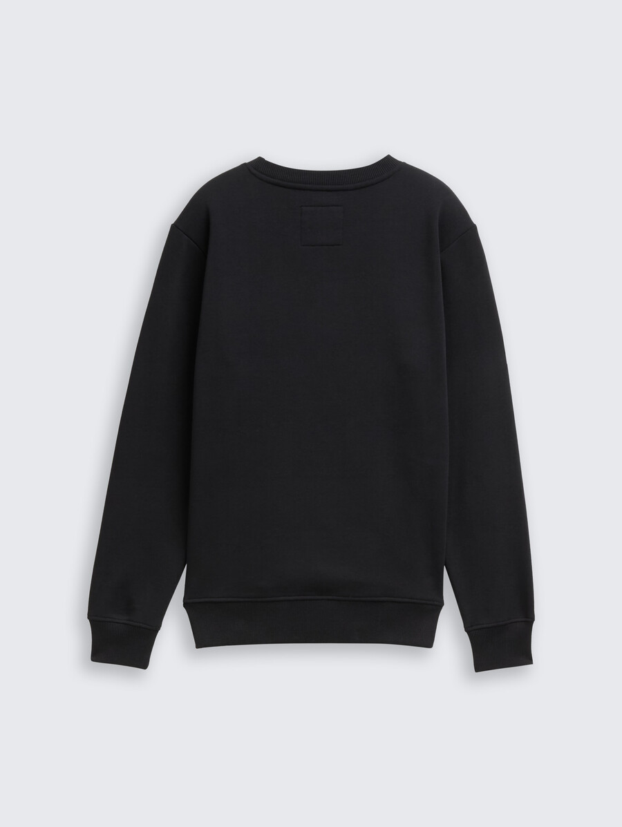 sudadera con estampado de motivos