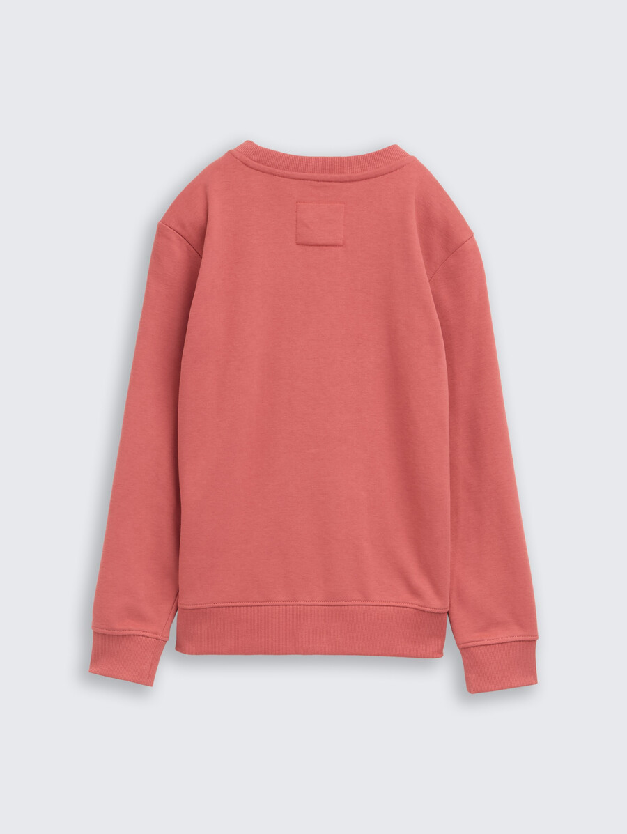 sudadera básica con estampado