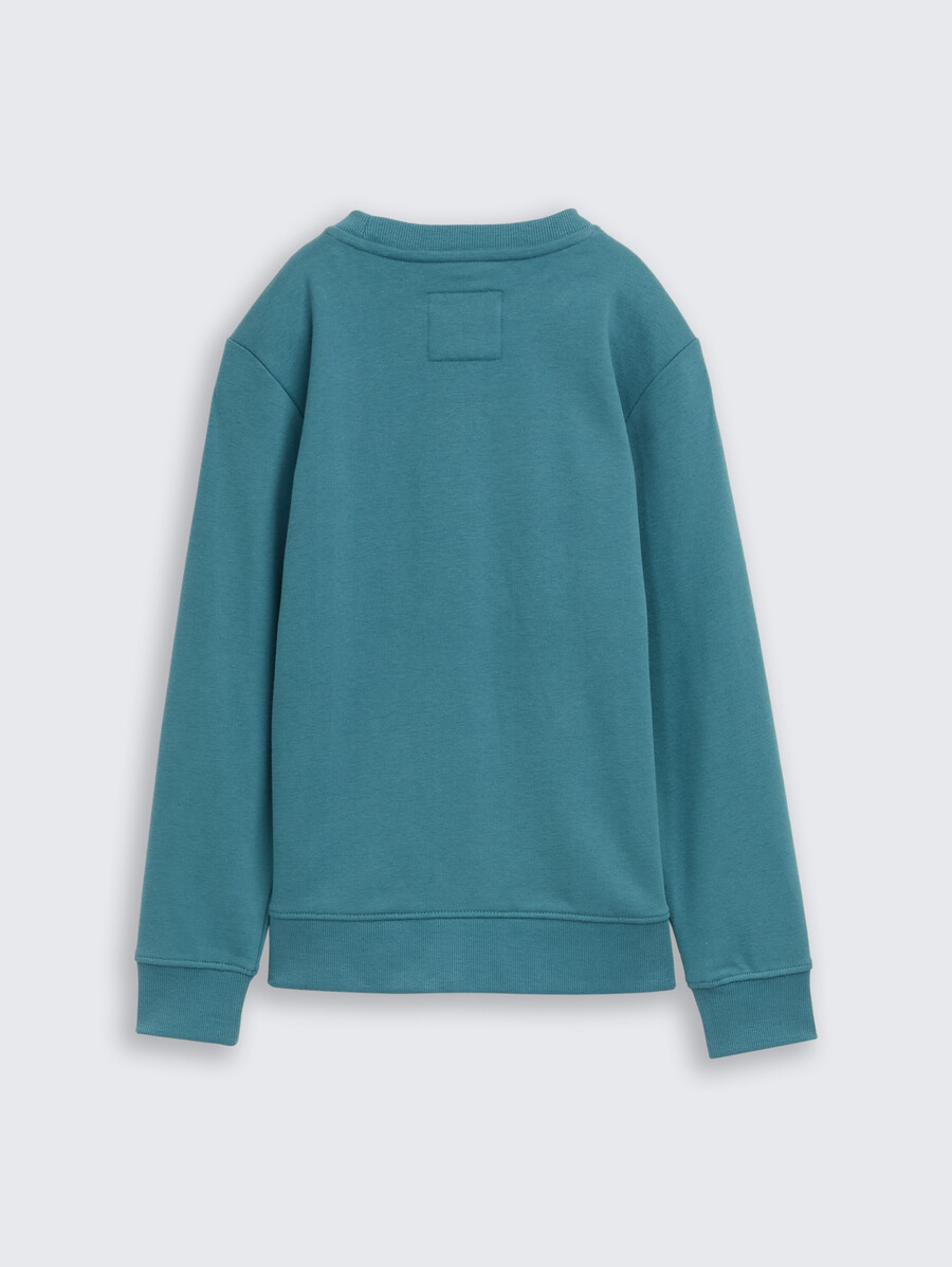 sudadera básica con estampado
