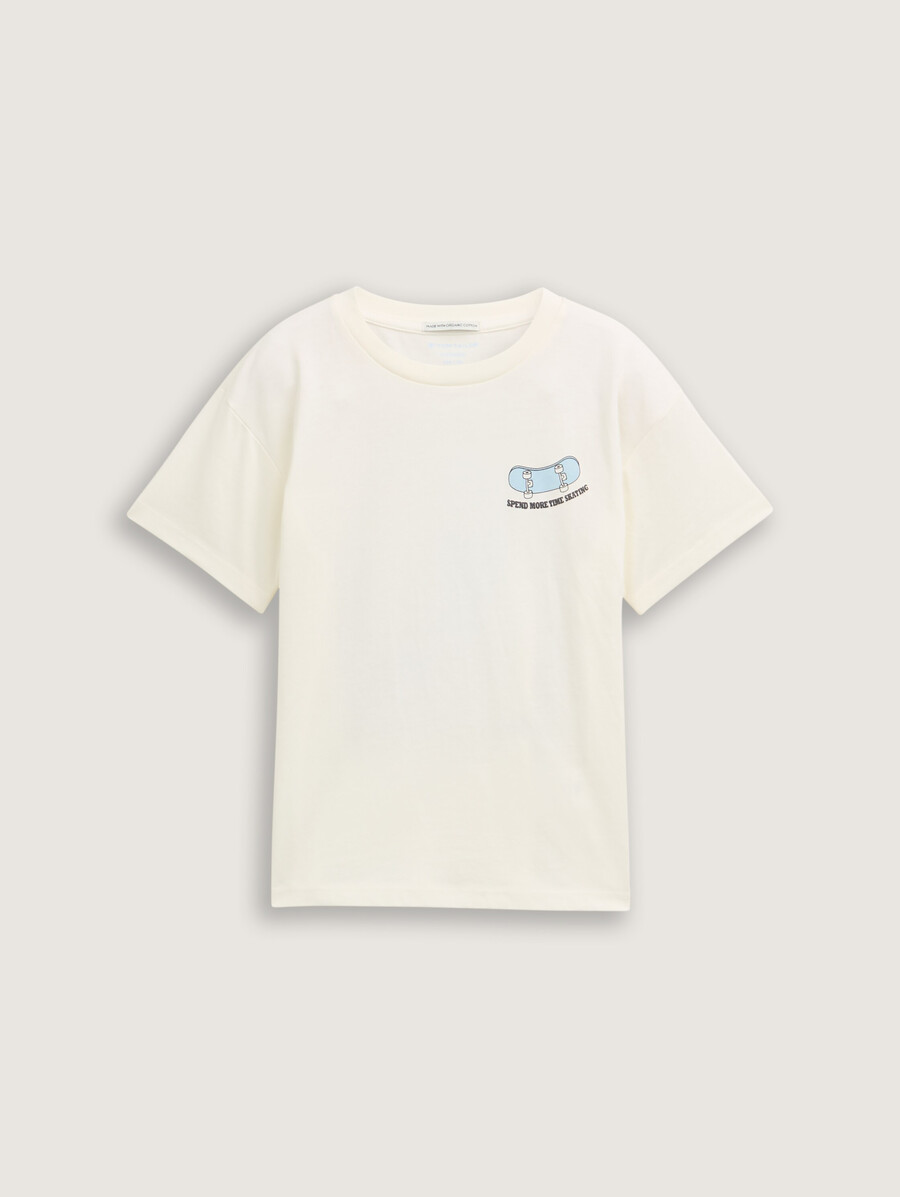 camiseta oversize con estampado