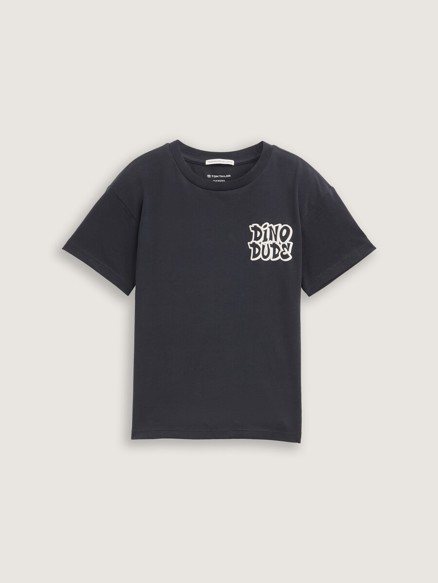 camiseta oversize con estampado