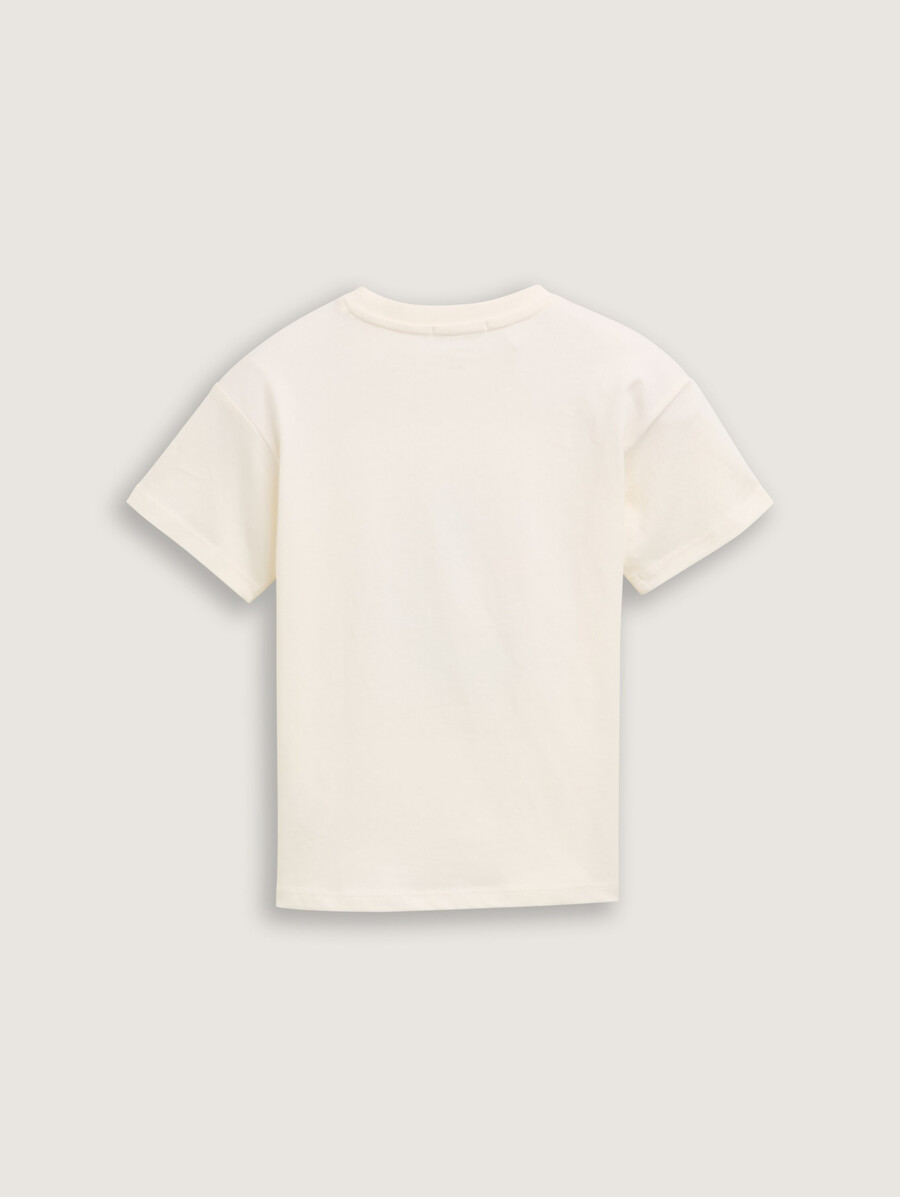 camiseta oversize con estampado