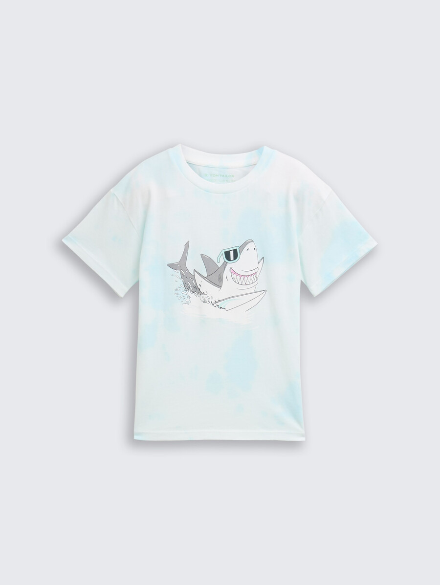 camiseta oversize con estampado