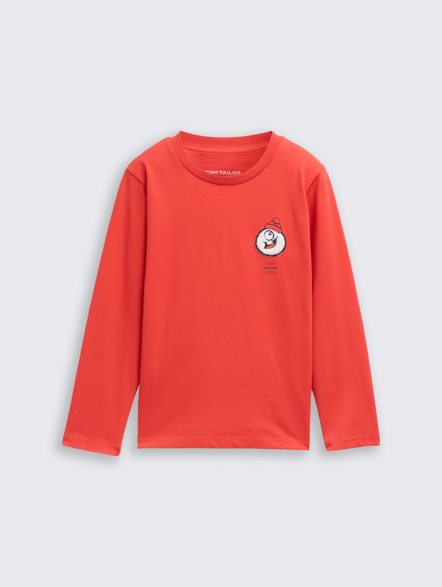 camisa de manga larga con estampado