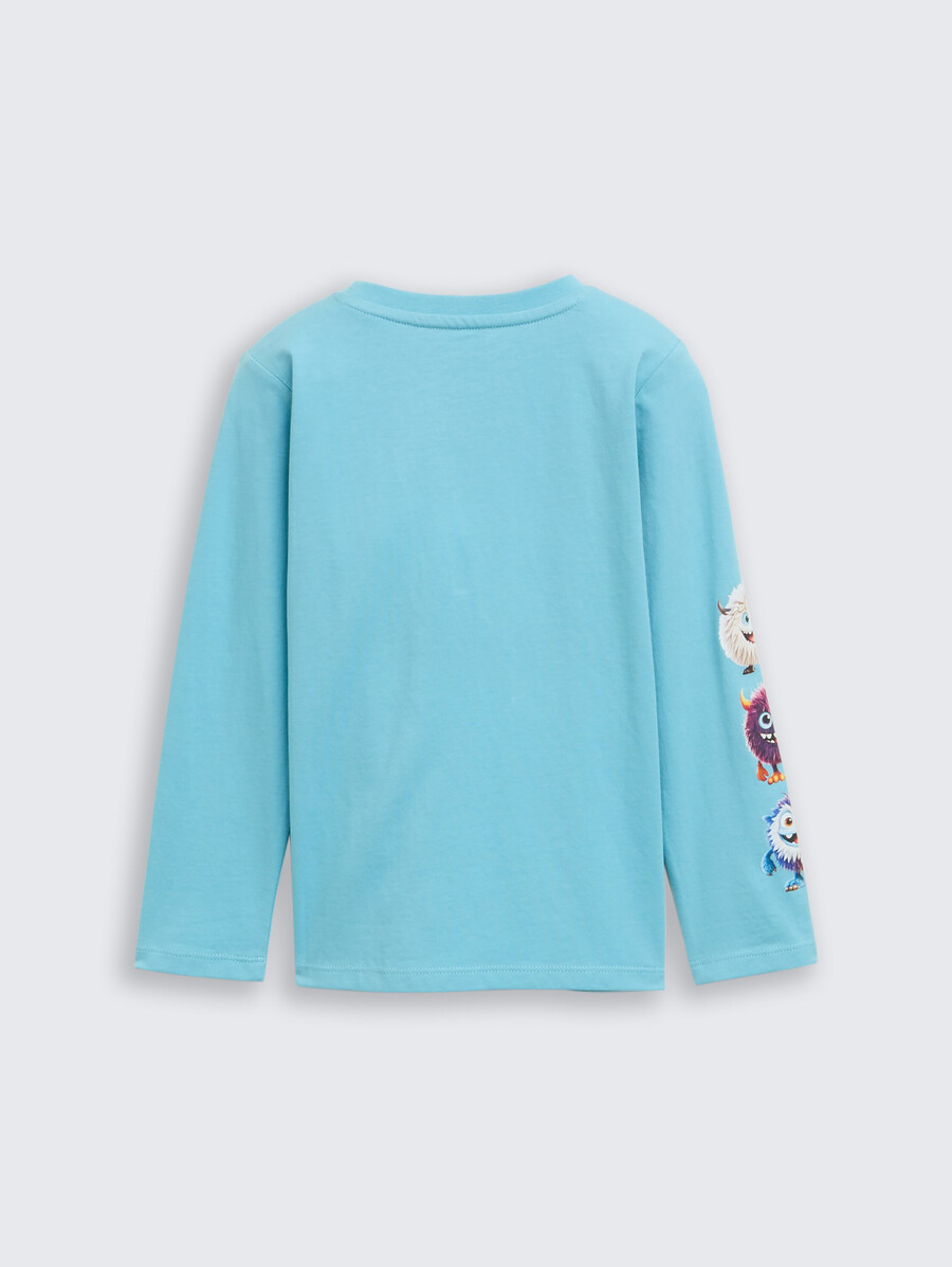 camisa de manga larga con estampado