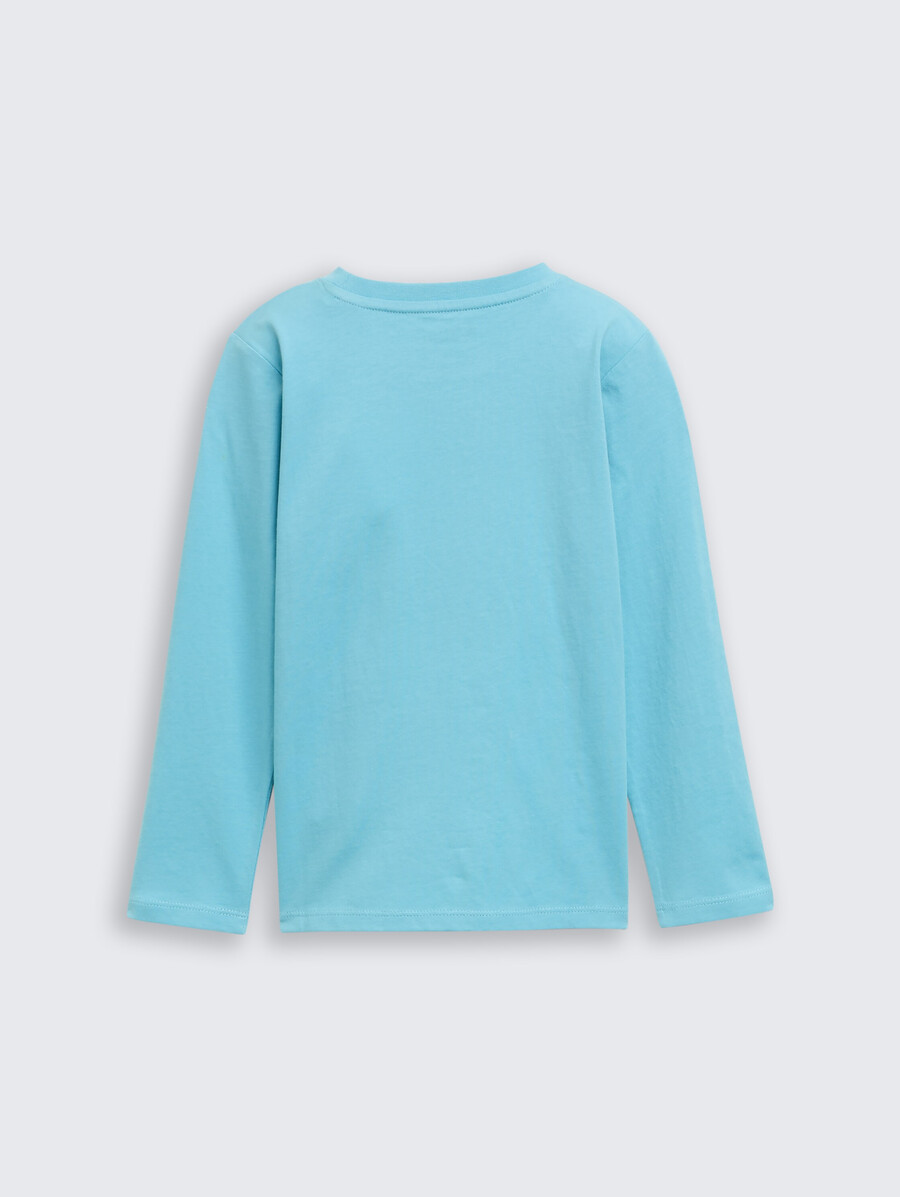 camisa de manga larga con lentejuelas reversibles