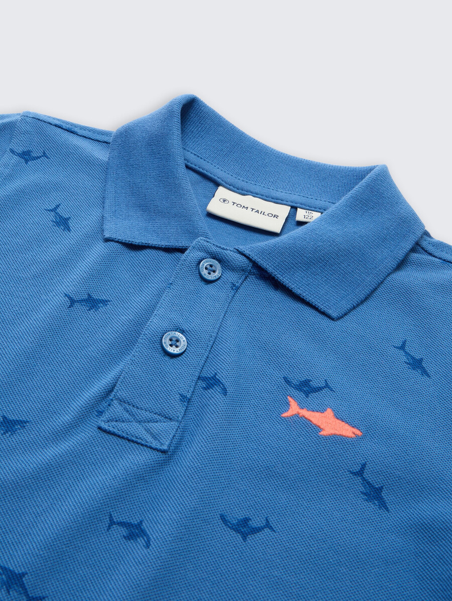 polo de piqué con bordado