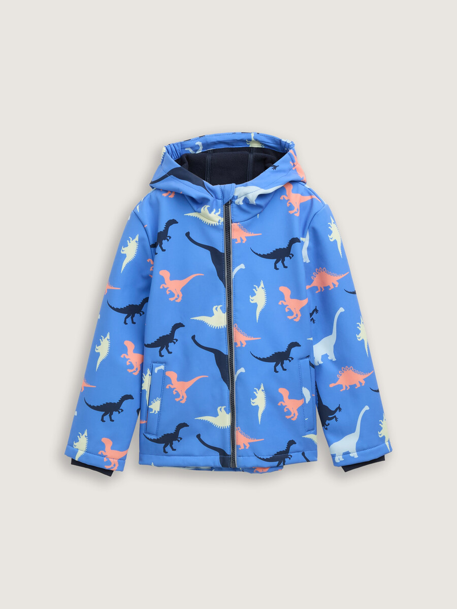 chaqueta softshell con estampado integral