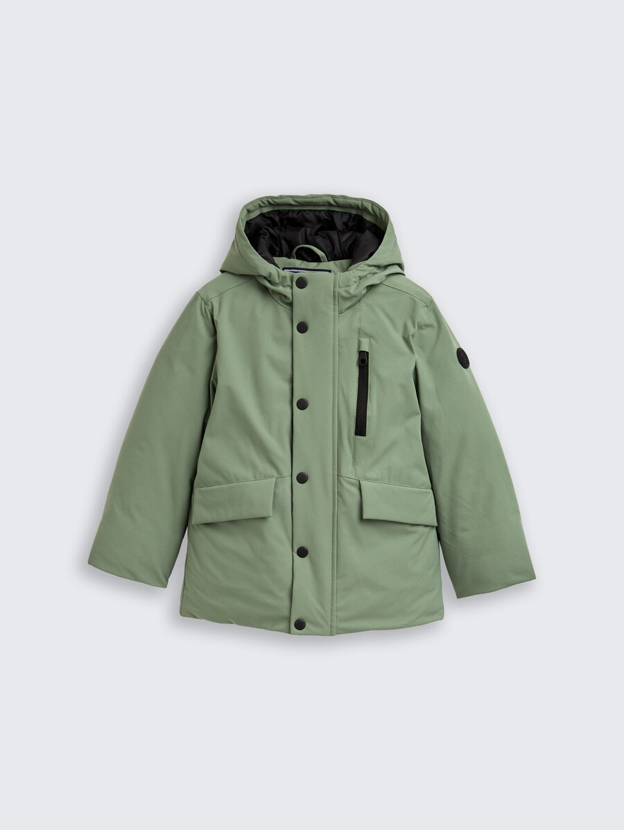 parka ártica con capucha