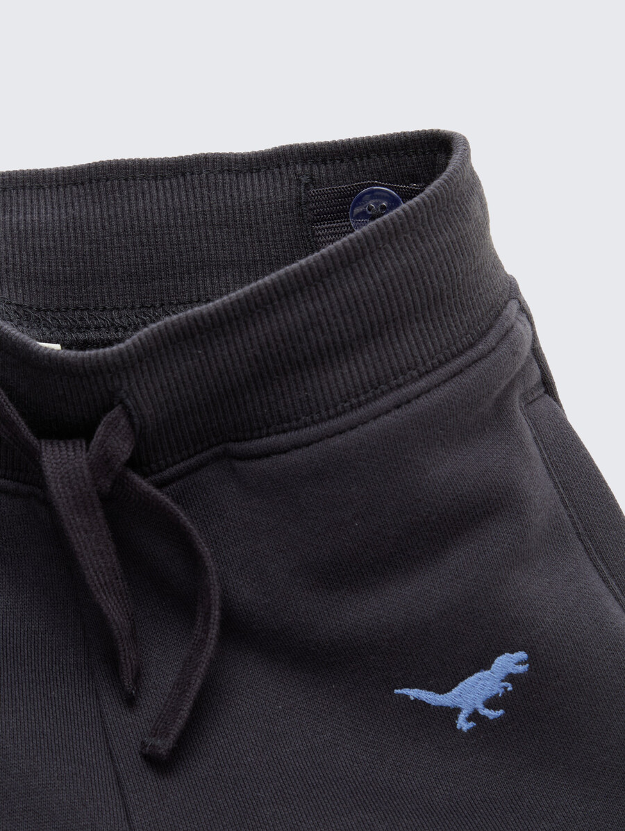 pantalones de jogging con bordado