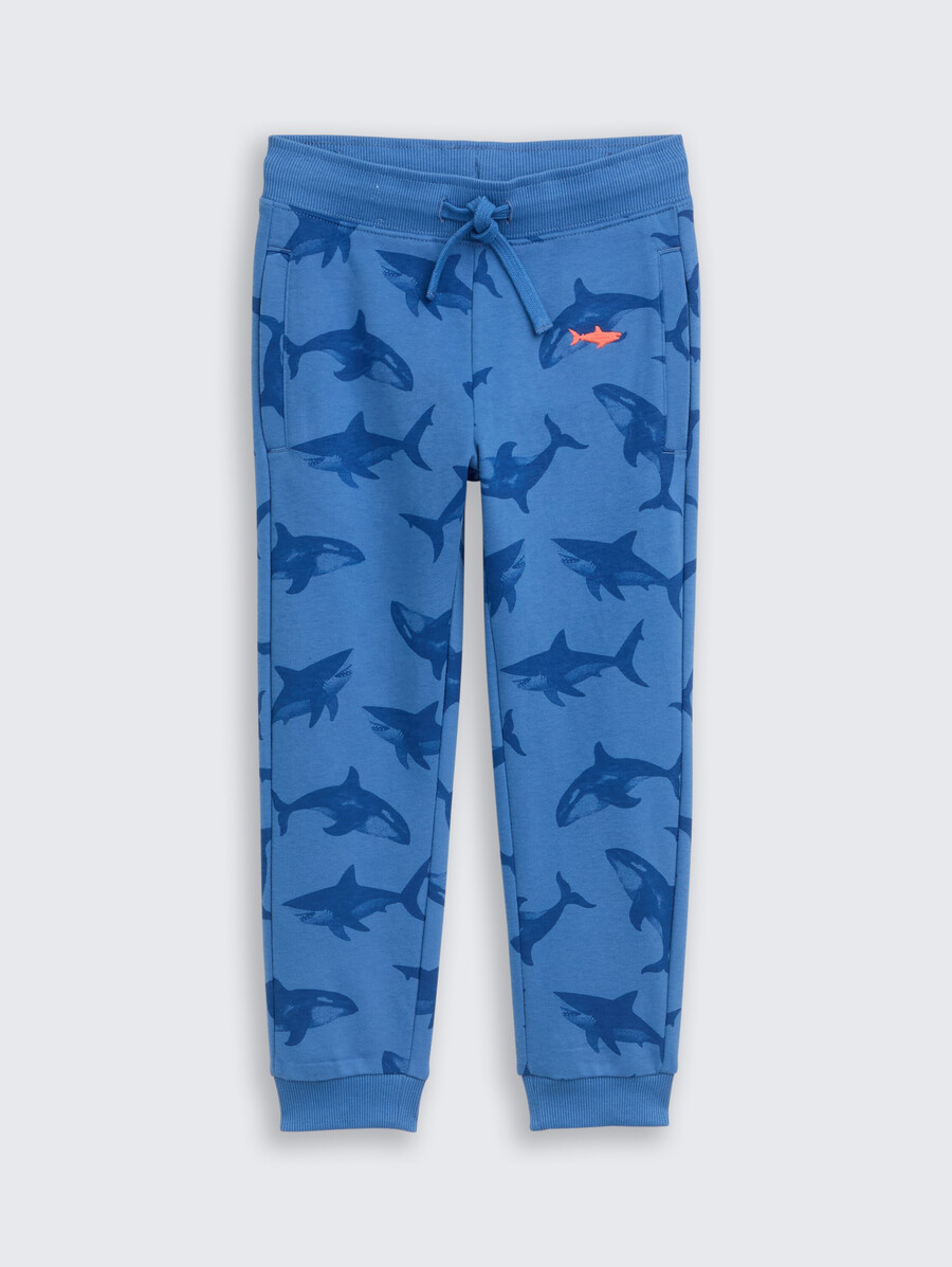 pantalón de jogging básico con estampado integral