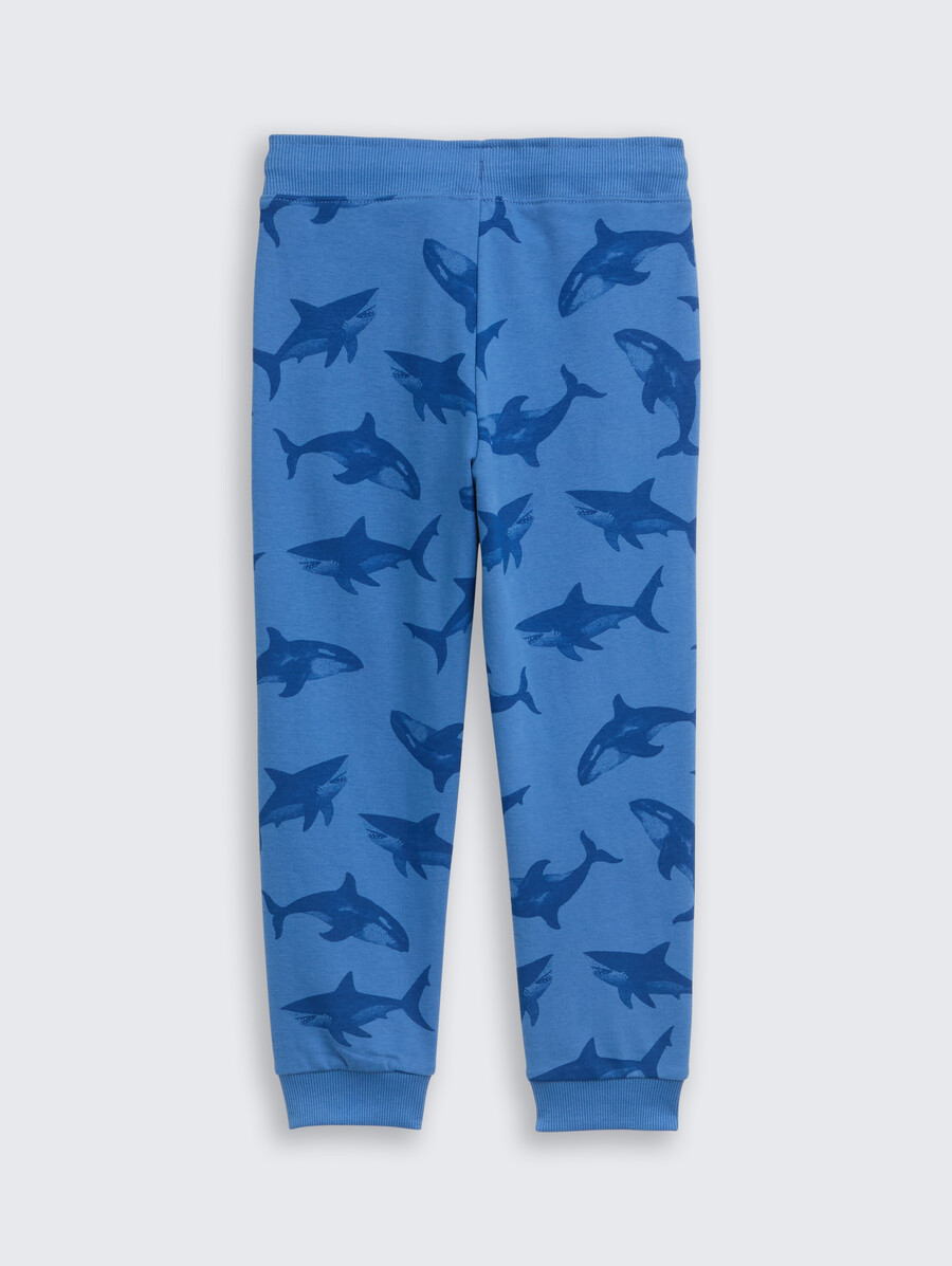 pantalón de jogging básico con estampado integral