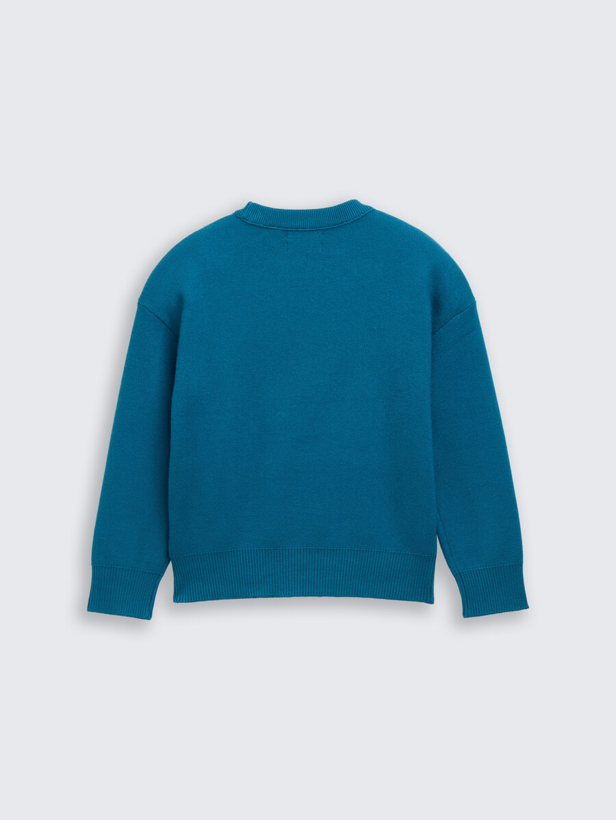 jersey de punto oversize con estampado